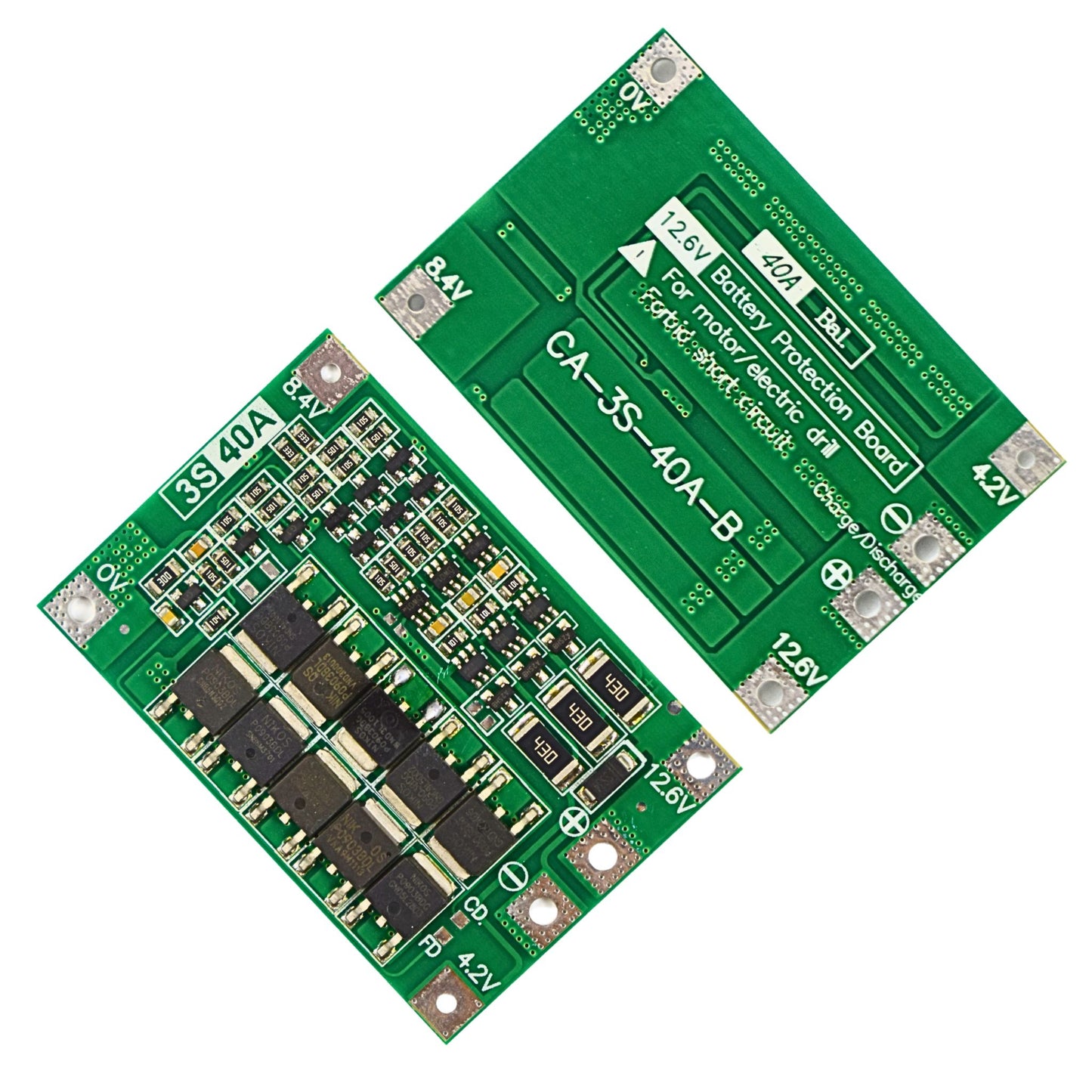 3S 40A Lithium Battery BMS Protection Module