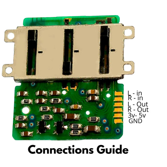 3 Band Audio Equalizer Module (3V–5V) – Bass, Mid & Treble Control DIY PCB for Amplifier & Audio Projects