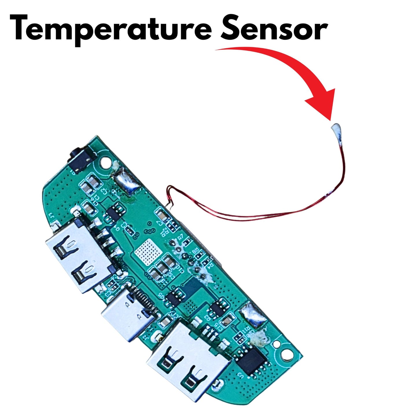 Power Bank Module with Temperature Sensor