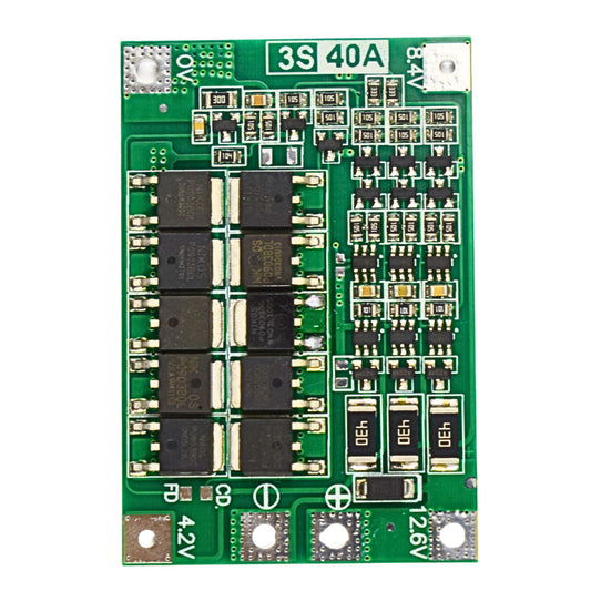 3S 40A Lithium Battery BMS Protection Module