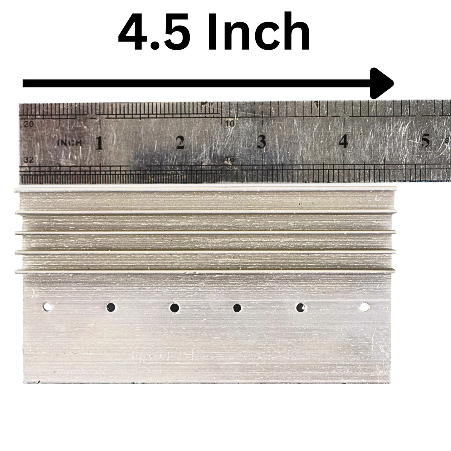 4.5 x 2.25 Inch Aluminum Heat Sink