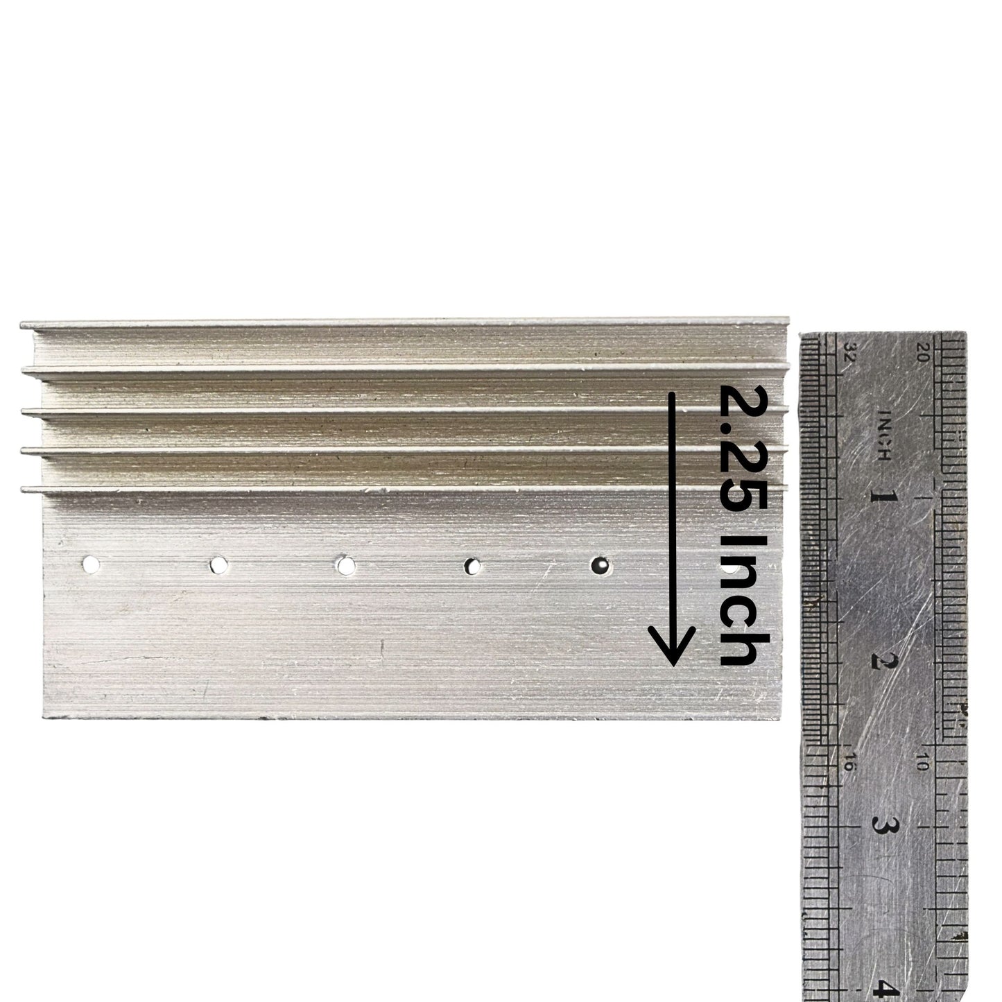 4.5 x 2.25 Inch Aluminum Heat Sink