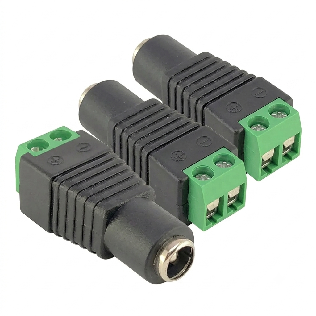 DC Plug & Socket for DIY Electronics, CCTV, LED & Power Supply Projects