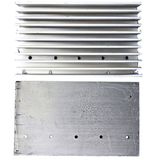 Aluminum Heat Sink 5x3 Inch – 1.2 Inch Thickness