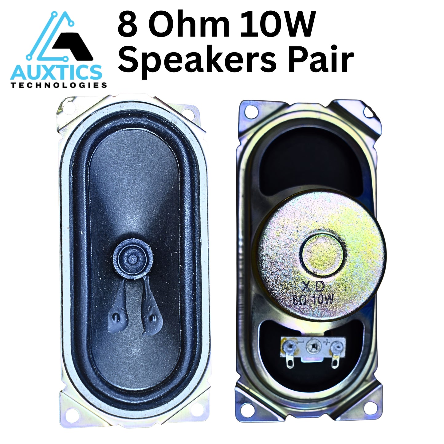 4.5-Inch Oval Speaker 8Ω 10W (Pair)