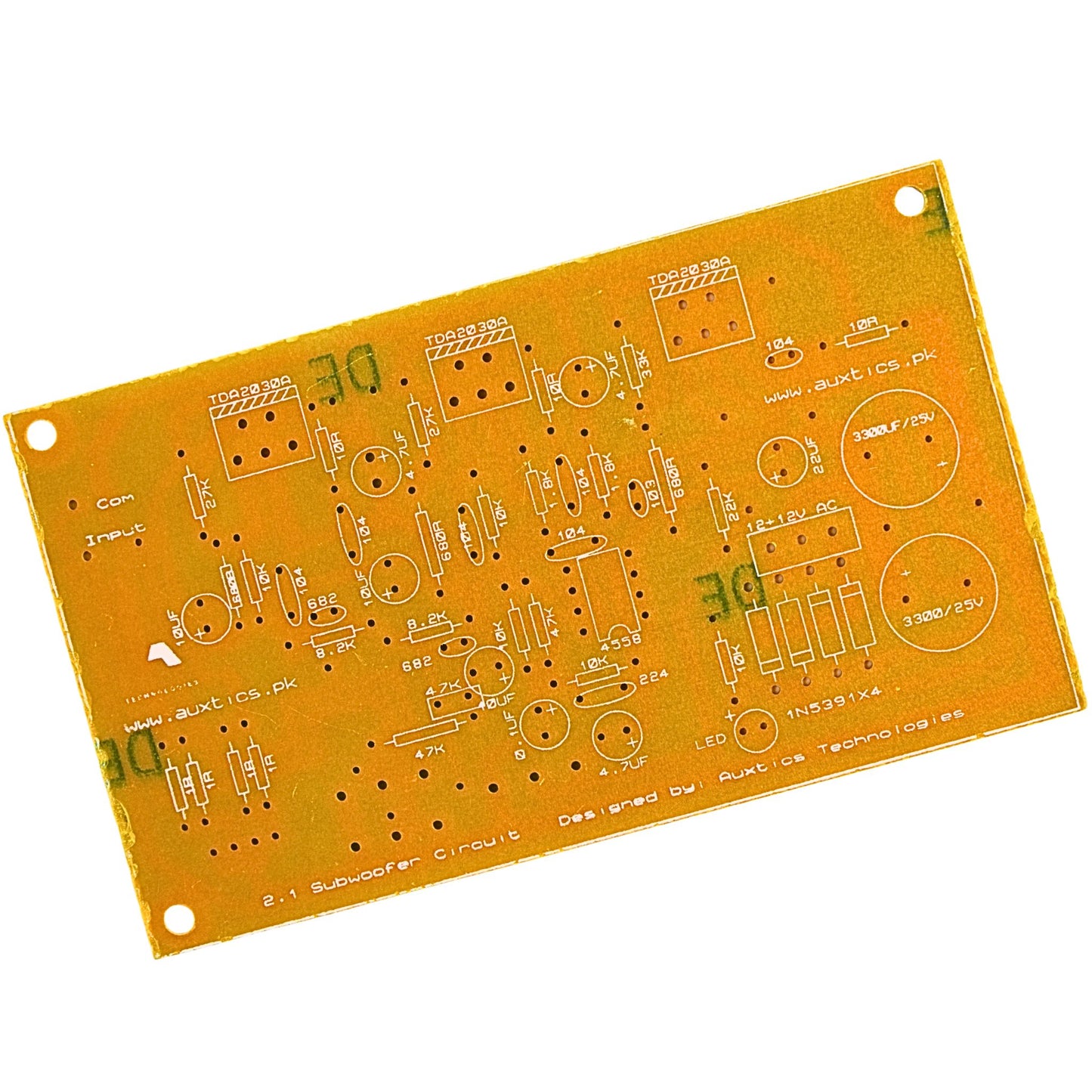 TDA2030A 2.1 Channel Amplifier Bare PCB