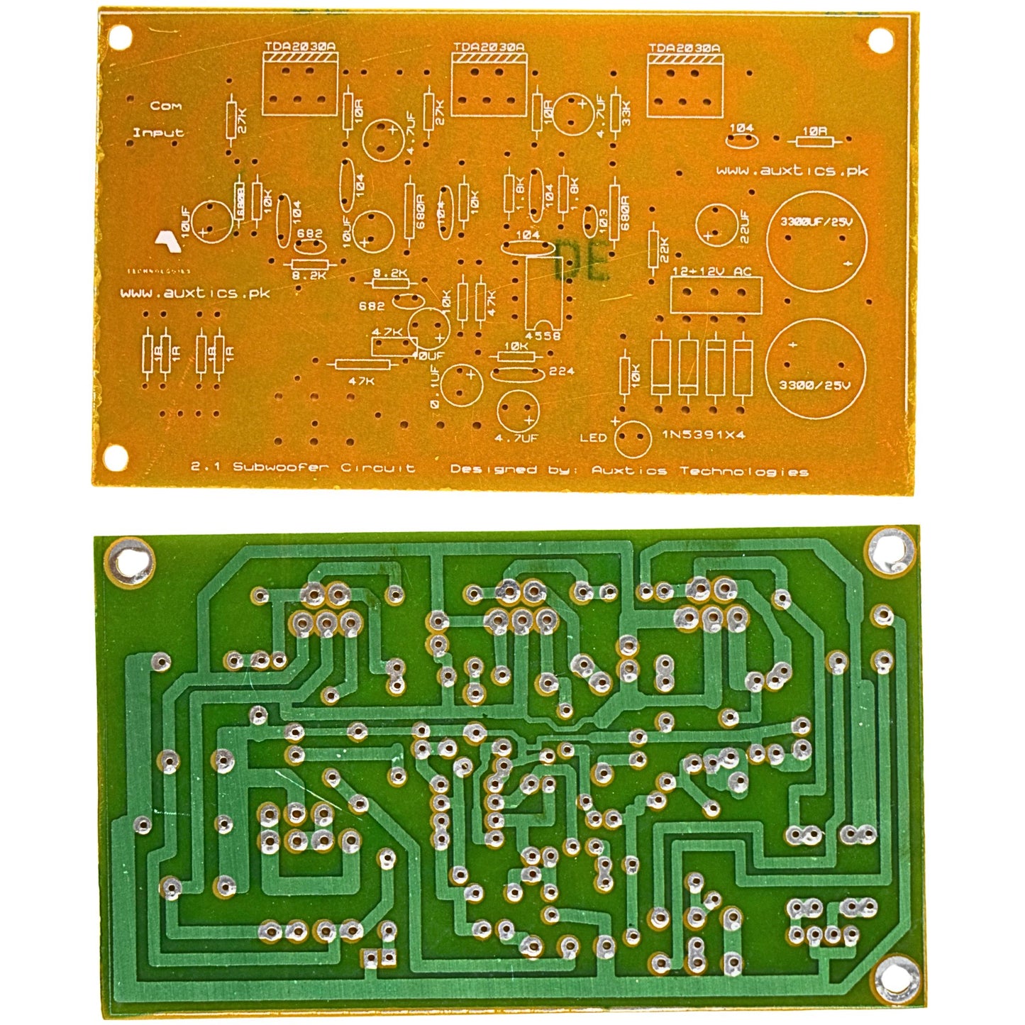 TDA2030A 2.1 Channel Amplifier Bare PCB